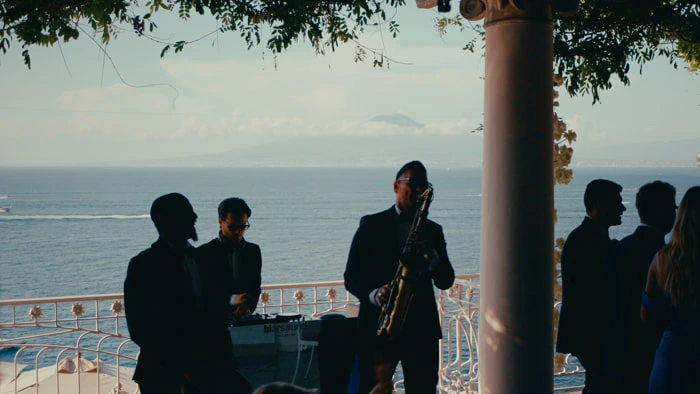 A musical performance at a private party on a terrace overlooking the sea | Mikevents